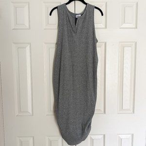 Isabel Maternity by Ingrid & Isabel Rib Tank Maternity Dress - Gray XL